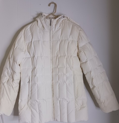 OFF WHITE ALFANI Cappotto Piumino Piumino Bianco Fuori Produzione Donna Taglia M