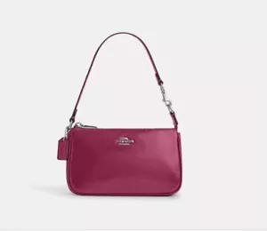 Coach Nolita 19 Pink Patent Leather Wristlet/Shoulder Bag (CW408) NWT. MSRP $188 - Picture 1 of 6