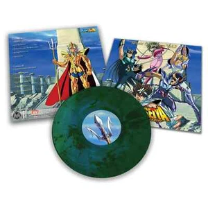 Saint Seiya Music Collection Vol. 7 Soundtrack - Anime LP – Green Marble Vinyl - Picture 1 of 3