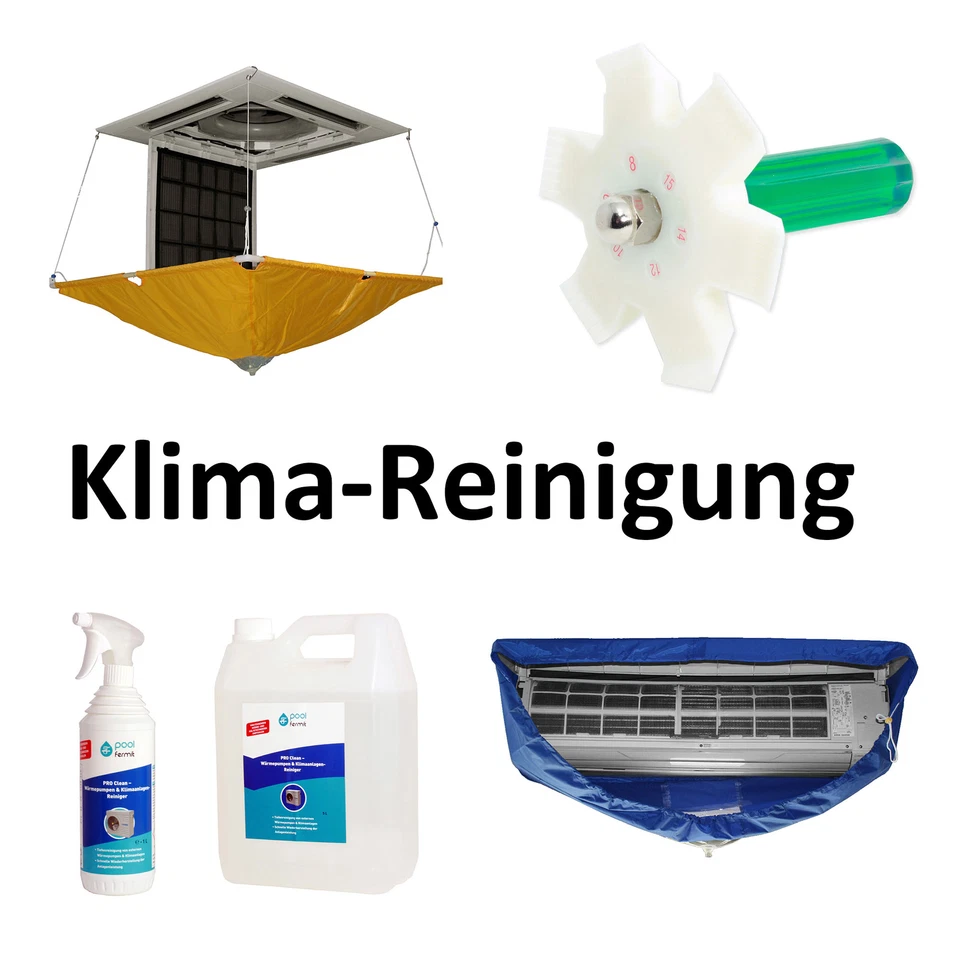 KLIMA-B2B Split Klimaanlage - Reinigung und Desinfektion Wartung - R32 - R410 - R407