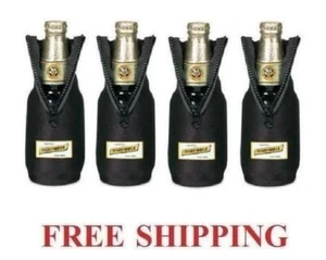 MODELO NEGRA 4 UNIQUE ZIP UP BOTTLE KOOZIE COOLIE COOZIE HUGGIE CORONA NEW - Picture 1 of 1