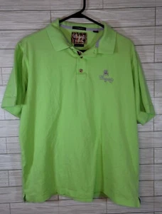 COOGI CLASSIC FIT POLO Embroidered SHIRT 100% Pima Cotton GREEN XL - Picture 1 of 4