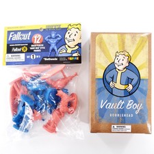 Fallout Vault Boy Bobblehead & 12 Solid Plastic Figures Bethesda