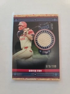 2024 Topps Update All-Star Stitches Jersey Relic David Fry Black /199 Guardians - Picture 1 of 2