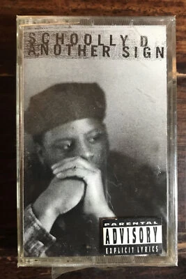 SCHOOLY D: Another Sign Maxi-Single Cassette (1993) SEALED RAP TAPE - Image 1 of 3