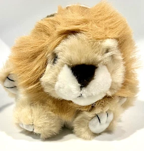 Peluche vintage 1997 Leon Lion Cushy Critter Purr-fection di MJC 4" - Foto 1 di 6