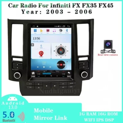 Android 13.0 Radio Tesla screen For Infiniti FX FX35 FX45 Car Multimedia Player - Image 1 of 4
