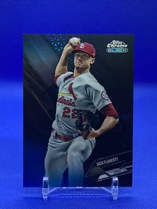 2021 Topps Chrome Black Jack Flaherty #46 Blue Refractor /75 St. Louis Cardinals - Picture 1 of 2