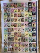 2014 Buff Monster The Melty Misfits Series 2 Complete Uncut Signed Sheet - Rare