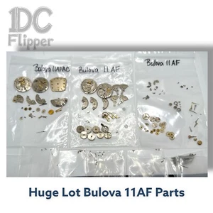 Lot Bulova 11AF Watch Movement Parts Bulova 11AFAC Good Balance. VTG Read! - Picture 1 of 10