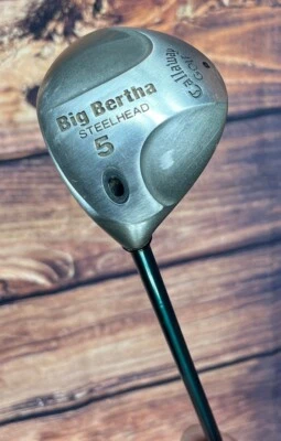 Callaway Big Bertha Steelhead 5 Wood X Stiff Flex TT EI-70 Graphite Left Hand - Image 1 of 4