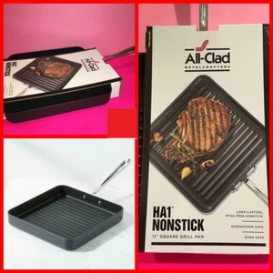 ALL-CLAD HA1 Nonstick 11" Square Grill Pan E65240DX Hard Anodized PFOA Free NEW - Picture 1 of 7