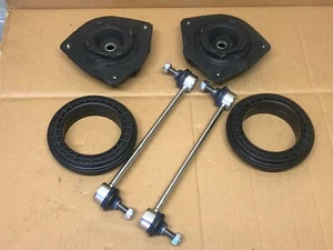 PAIR OF FRONT STRUT TOP MOUNT KITS & DROP LINKS FOR NISSAN MICRA K12 2003-2010 - Picture 1 of 1