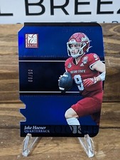 2023 Jake Haener Donruss Elite Blue Die Cut Aspirations /99 RC Rookie