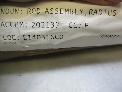 Rod Assembly 11625147 SW32151040KB01 - Image 1 of 4