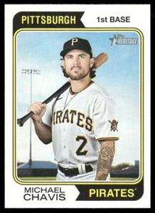 2023 Topps Heritage #43 Michael Chavis - NM+ - Picture 1 of 2