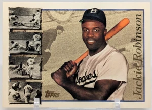 ⚾ 1996 Topps #42 Jackie Robinson Brooklyn Dodgers HOF 🕊️ - Picture 1 of 2