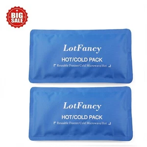 2 Pack Ice Gel Pack Hot Cold Therapy for Back Shoulder Knee Ankle Arm 10.5 x 5'' - Picture 1 of 8
