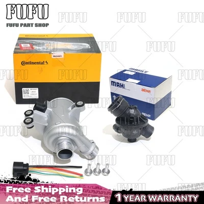 Continental Electric Water Pump & Thermostat for BMW 335i 640i 535i X4 X3 X5 X6 - Image 1 of 4