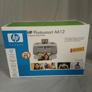 HP Photosmart A616 Compact Photo Printer New Sealed NIB Portable Inkjet Color - Picture 1 of 6
