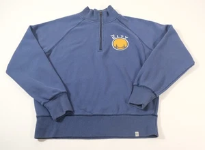 Forty Seven Mens Golden State Warriors Blue 1/4 Zip Pullover Sweatshirt Size M - Picture 1 of 6
