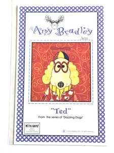 Amy Bradley Dazzling Dogs TED Quilt Block Pattern Pillow Tote Wall-Hanging 2002 - Picture 1 of 2