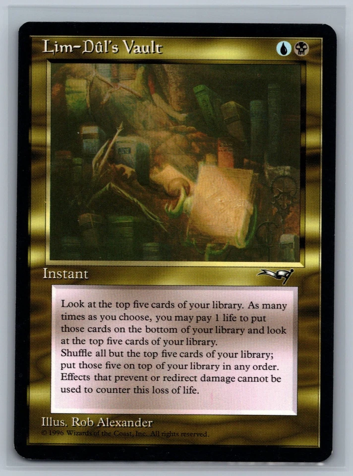Magic The Gathering Alliances Lim-Dul's Vault MTG TCG CCG - Image 1 of 2