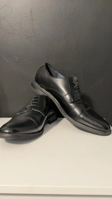 BRUNO MARC NEW YORK Mens Oxfords Size 10.5 Prince-6 Black Dress Shoes - Image 1 of 2