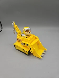 Modellino Paw Patrol Spin Master Rubble & Digging Bulldozer veicolo giocattolo - Foto 1 di 7