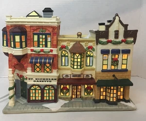 St. Nicholas Square Christmas Village Gazette, Coco's Cafe and Winter's Bakery - Picture 1 of 22
