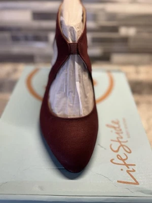 Zapato de tacón LifeStride para mujer rojo Giovanna 2 talla 8,5 M Foto 1 de 4