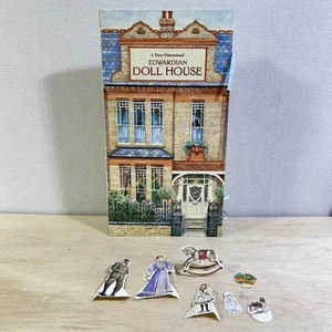 1995 THREE DIMENSIONAL EDWARDIAN DOLL HOUSE  POP-UP 3D PLAY HOUSE BOOK - Picture 1 of 18