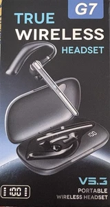 Brand New Cotoe G7 True Bluetooth Portable Wireless Headset Noise Cancellation - Picture 1 of 3