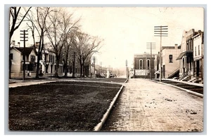 GENESEO Illinois RPPC ~ Main Street View - Bild 1 von 2