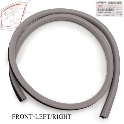 For Isuzu D-Max 2003 '10 Front Lh/RH Opening Door Rubber Weatherstrip Seal - Image 1 of 4
