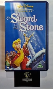The Sword In The Stone - Walt Disney Classics - VHS Video Tape Cassette - Foto 1 di 4