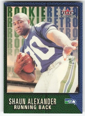 2000 Fleer Tradition #10 RR Shaun Alexander FOOTBALL Seattle Seahawks - Image 1 of 2