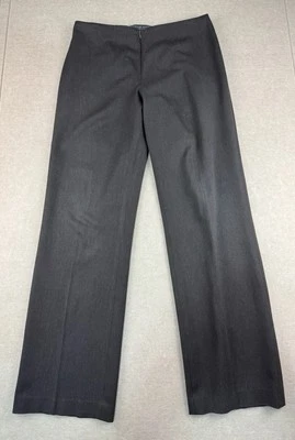 Pantalones Fabrizio Gianni para mujer talla 10 grises elásticos rectos hechos en EE. UU. Foto 1 de 4