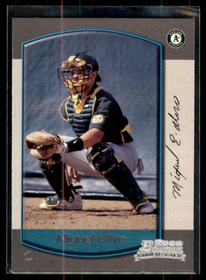 2000 Bowman Miguel Olivo RC #343 Oakland Athletics - Image 1 of 2