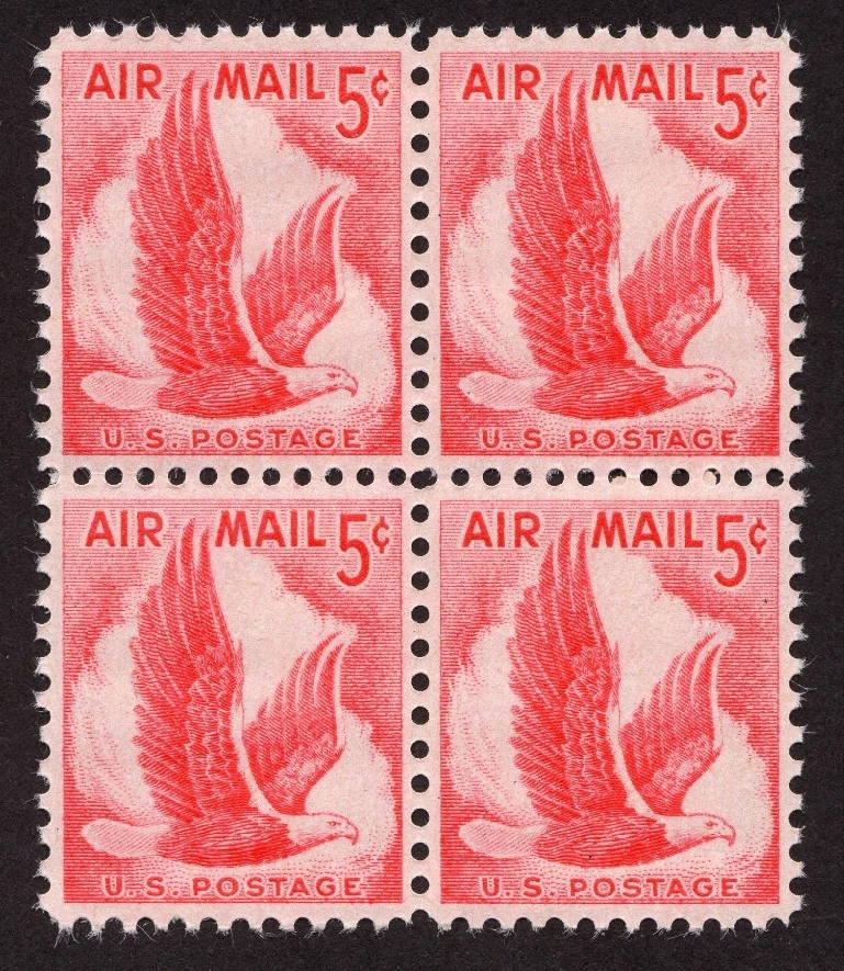 Scott #c50 Eagle in Flight Block of 4 Stamps - MNH - Image 1 of 1