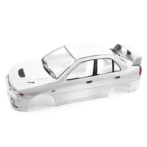 Yeah Racing 1/10 Mitsubishi Lancer EVO IV Sedan White Painted Body #YABY-0003 - Picture 1 of 13