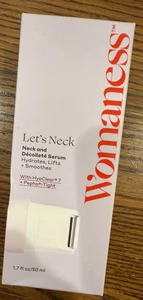 NEW Womaness LET'S NECK Neck & Decollete Serum  1.7 oz - Picture 1 of 4