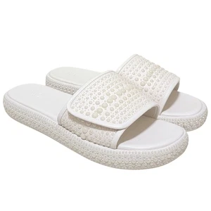 Sandalias INC INTL Concepts para mujer Rayley2 plataforma deslizable talla EE. UU. 9,5 M perlas blancas - Imagen 1 de 5
