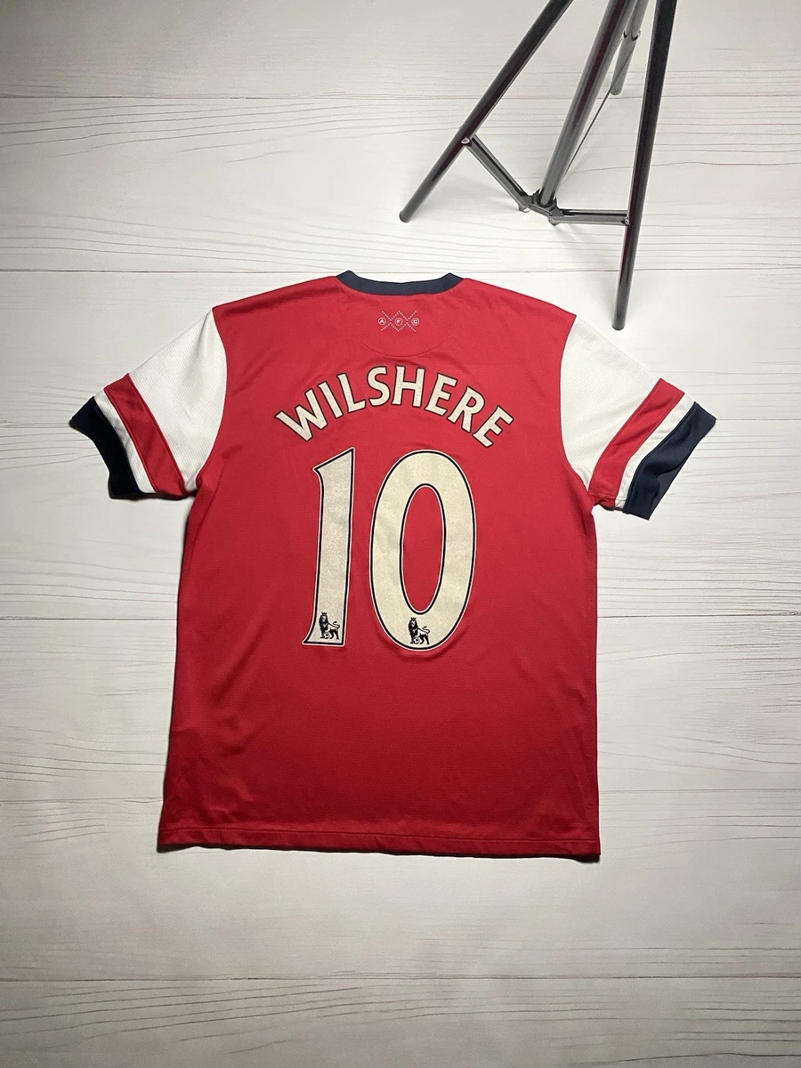 アーセナル WILSHERE 10番 シャツ　サッカー　赤　フライエミレーツ アーセナル WILSHERE 10番 シャツ サッカー 赤 フライエミレーツ