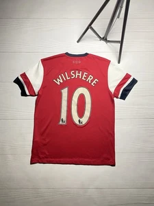 Vintage Nike Arsenal 2012/13 home #10 Wilshere jersey y2k Soccer M Size Man Red - Picture 1 of 21