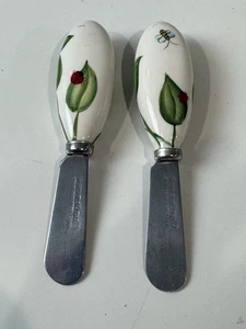 Vintage 2er Set Harry & David Bugs Keramik & Edelstahl Streuer - Bild 1 von 4