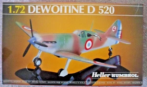 Dewoitine D 520, 1:72, Heller Humbrol, Plastikmodellbausatz, neu - Bild 1 von 6