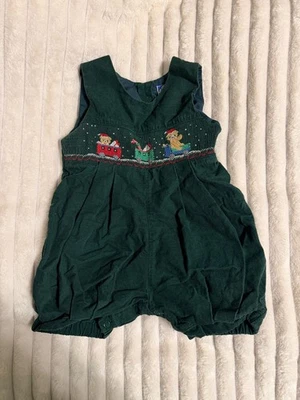 De Colección BOUTIQUES DE CARRUAJE Mameluco Burbuja Niño Niña Tren de Navidad 12 M Foto 1 de 4