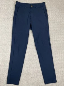 Pantalone Lululemon Uomo Taglia 29x30 ABC Slim Fit Commissione 5 Tasche Blu Elasticizzato - Foto 1 di 6