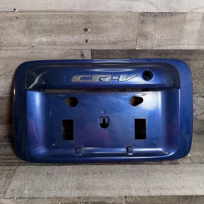1997-2001 Honda CRV CR-V задний номерной знак украшение отделка синий задний борт S10 - Изображение 1 из 4